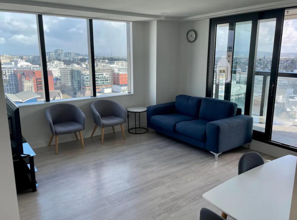Skytower View And Seaview 2 Bedroom Apartment 奥克兰 外观 照片